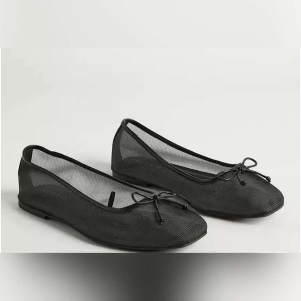Torrid Black Mesh Flats